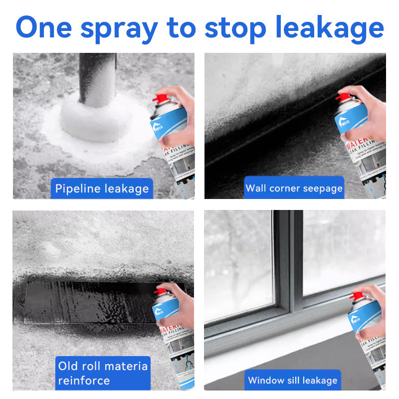 baolisi Waterproof Leak Repair Spray for Roof, Exterior Wall, Roof Crack Repair, Leak Sealing Material, Coating, Self-Spray Repair