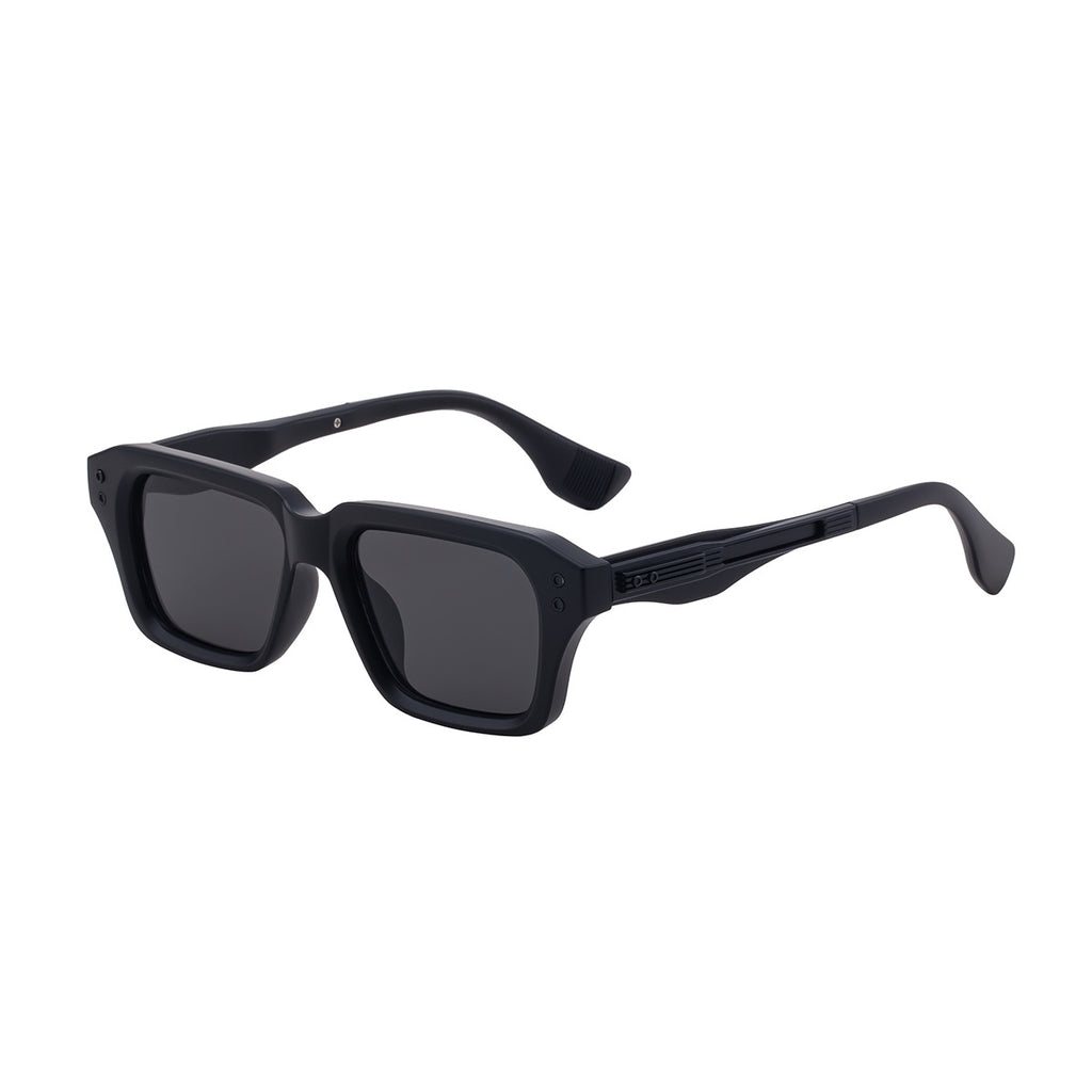 2025New European and American Fashion Square Frame Sunglasses for Men, Unique Small Frame, High-End Trendy Sun Protection Sunglasses for Men
