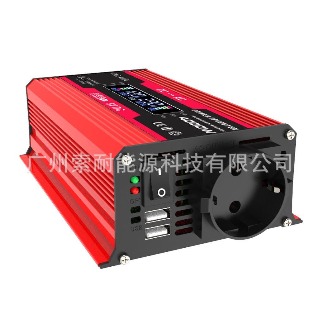 Vehicle Inverter300W 12V Turn110V220V Smart Digital Display Screen car power inverter
