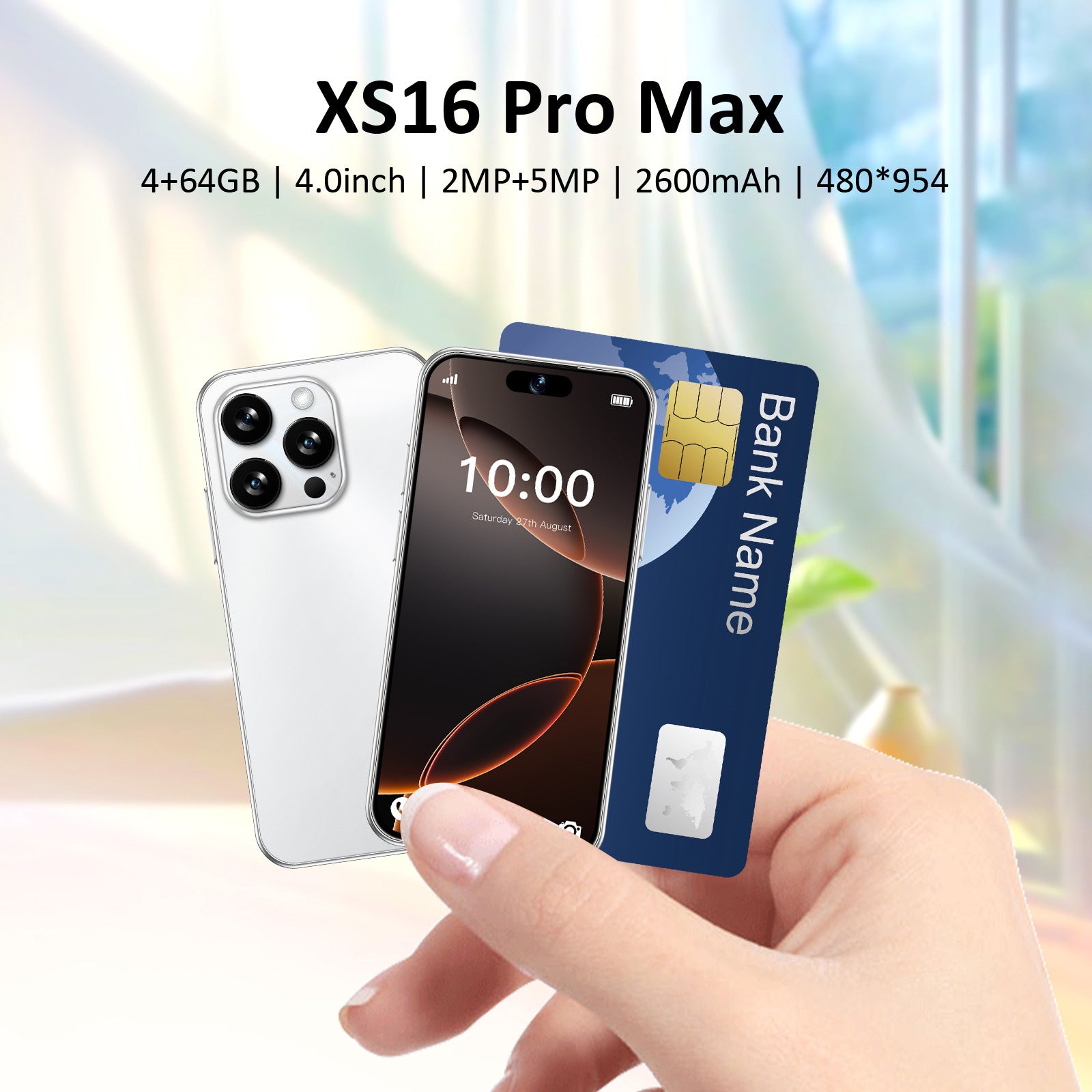 Hot Sale XS16Mini Mobile Phone4+64G Ultra-Small Pocket Android Smartphone Google Phone Hot Sale