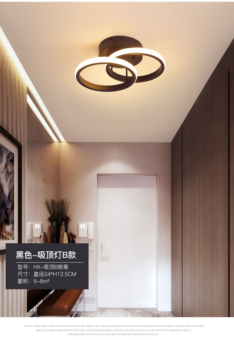 Aisle Light Entryway Hallway Light Iron Art Stair Light Cloakroom led Ceiling lamp balcony lamp Zhongshan lighting fixtures