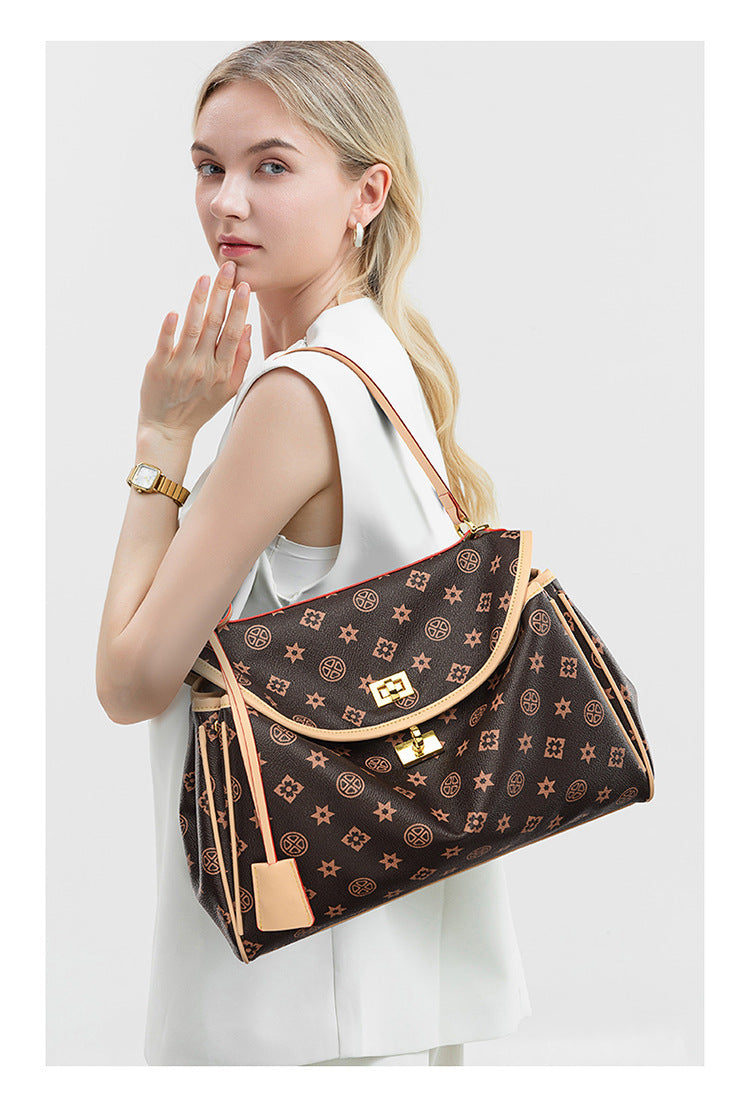 B Home Bag Women's New Bag Shoulder Bag Large Capacity Commuting Handbag High-end Fashion Tote Bag Women