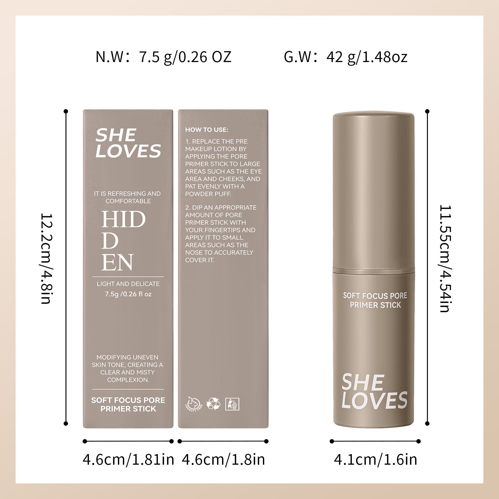 Primer Stick Pore Invisible Primer Stick Pore Invisible Matte Makeup Primer Cream