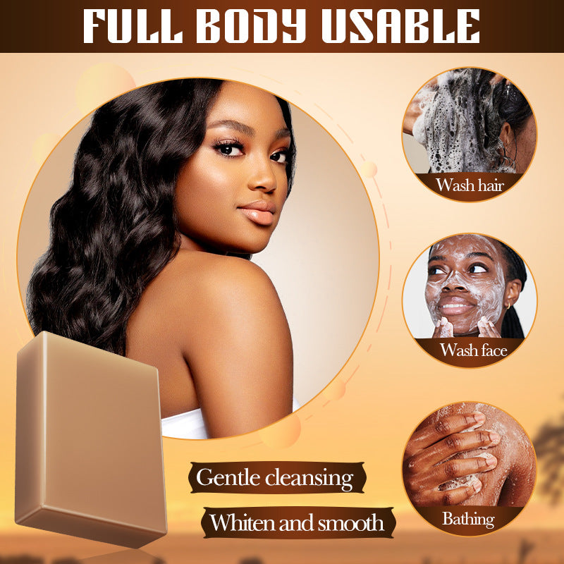 African Handmade Essential Oil Soap100g Deep Cleansing Body Handmade Soap Export Manufacturer Wholesale