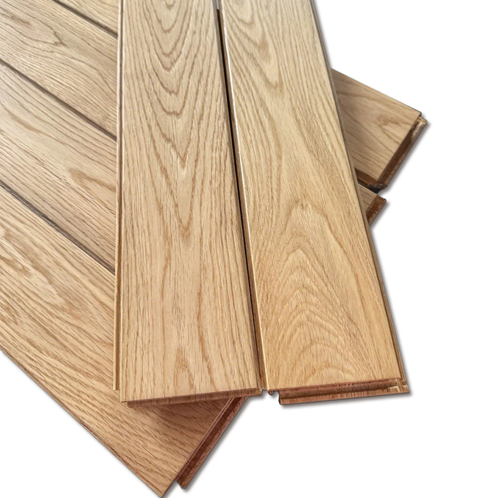 Indoor Solid Oak Wood Flooring for Bedroom Premium Eco-Friendly Finish Click Lock Installation Waterproof Modern Design