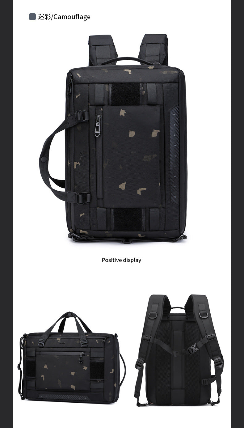 Business Computer Backpack Men's Multifunctional Large Capacity Waterproof Commuting Backpack Shoulder Portable Computer Bag