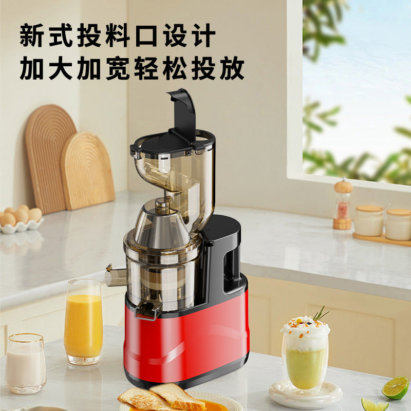 Juicer for Home Use, Pulp and Juice Separation, Multi-Functional Fruit and Vegetable Juice Maker, Slow Juicer for Soy Milk, Large Capacity