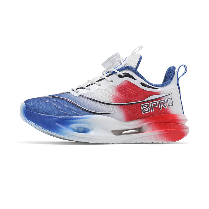 Spring and Summer Fashion Comfortable Running Shoes for Teenagers, Casual Shoes with High Elasticity and Shock Absorption, Student Marathon Training Sports Shoes