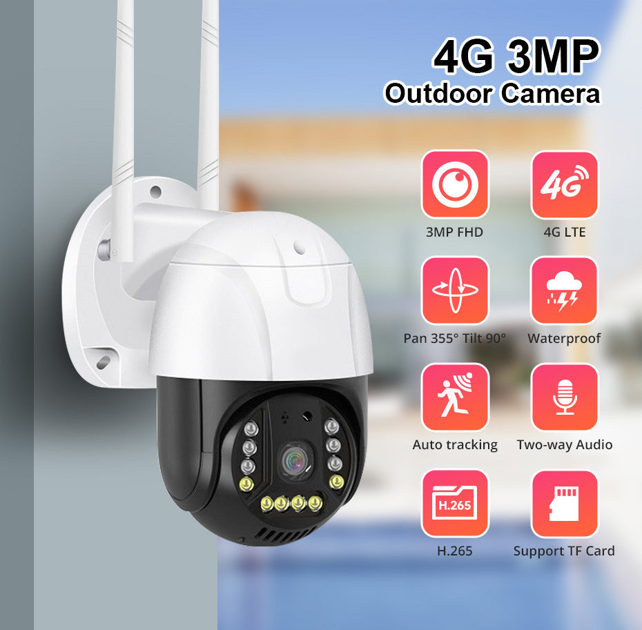 V380Outdoor4G Home surveillance camera detector Hd WiFi Camera Wireless Model Hot Sale