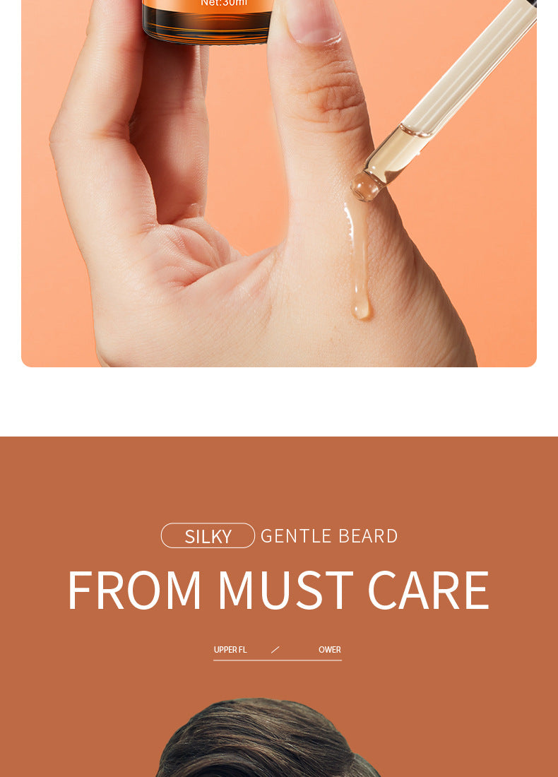 Full English Beard Care Serum SADOER Men's Beard Care Solution30ml  Foreign Trade Wholesale