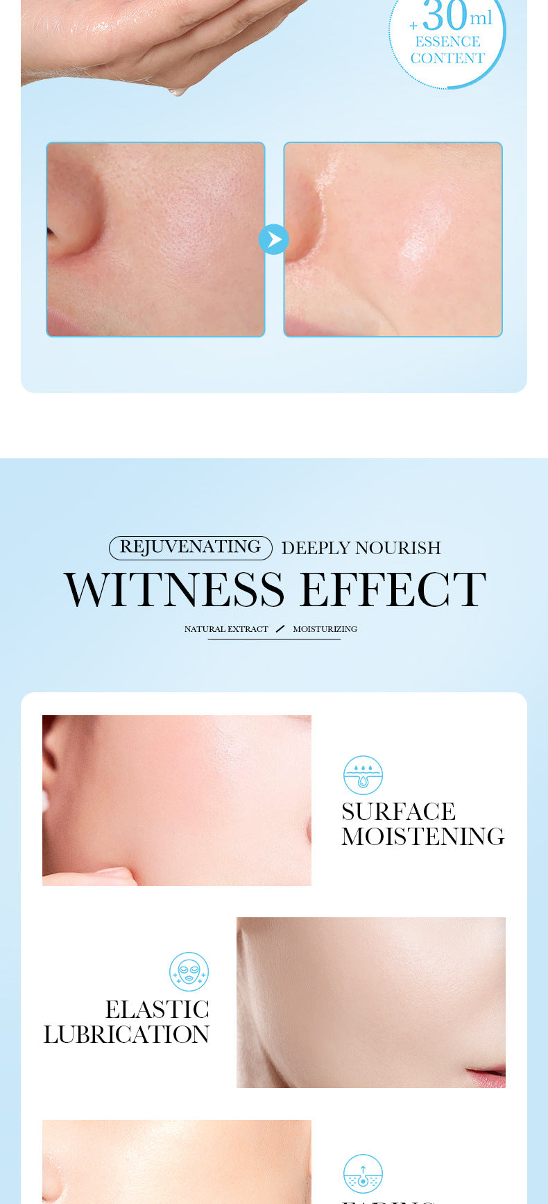 Full English Mask30gBIOAOUA Honey Hydrating Pearl Moisturizing Rose Snail Moisturizing  Foreign Trade Wholesale