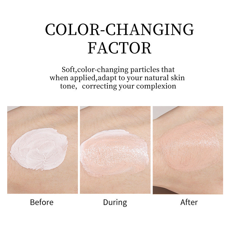 Color-Changing Foundation40ml Wheat Color Acne Scar Dark Circles Concealer Coverage Bare Skin Foundation Cream Version
