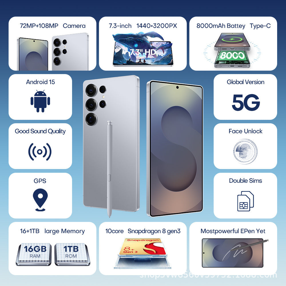 Exclusive Supply S25 Ultra Large Screen Smartphone4+128Source Factory Direct Sales SmartPhone