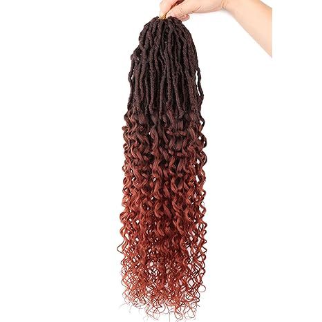 14-301 Inch Synthetic Dreadlock Crochet Wig DEEPNULocscrochethair Scattered Tail Celebrity Fashion