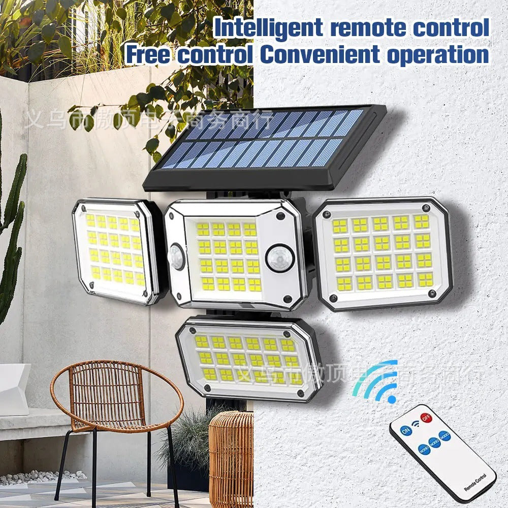 Solar Light Outdoor Garden Light Human Body Sensing Split Street Light Waterproof Wall Garden Garage Lighting Wall Light