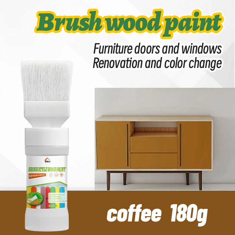 Wooden Brush Paint Solid Wood Cabinet Table Chair Water-Based Coating Door Window Furniture Renovation Color Change Latex Paint Oil Paint