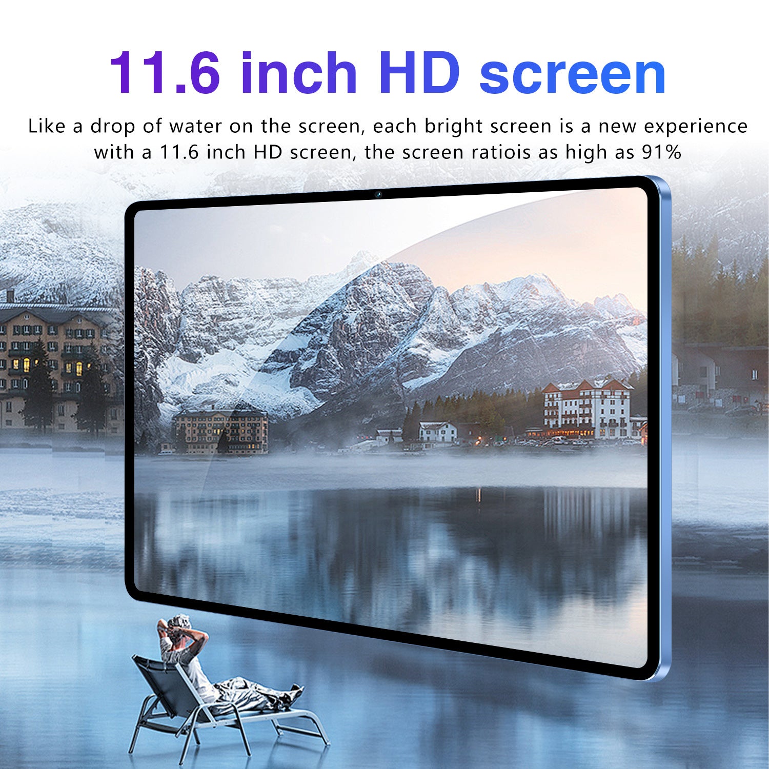 E70 Pro10.1Inch16+512G Smart Tablet Computer Shopee(Popular)