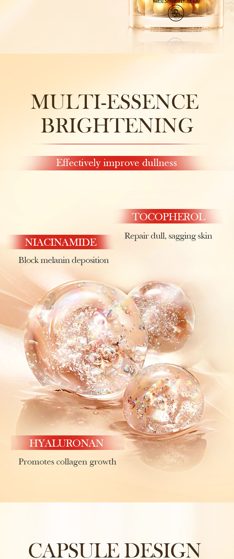 Anti-Wrinkle Pills Anti-Wrinkle Essence Oil SADOER Firming, Moisturizing and Rejuvenating Essence Cross-Border Foreign Trade Wholesale