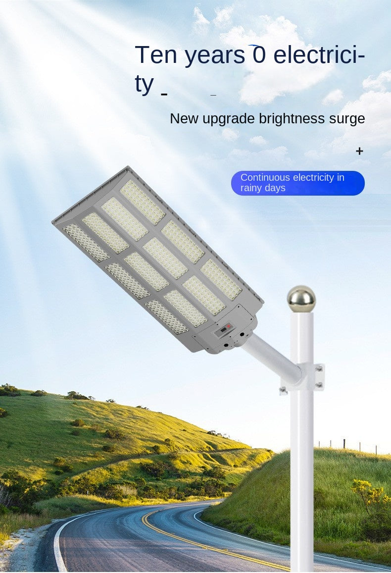 Solar Street Light Automatically Turns on After Dark, Rainy Day Power Supply, Ultra Bright Waterproof Household Solar Light
