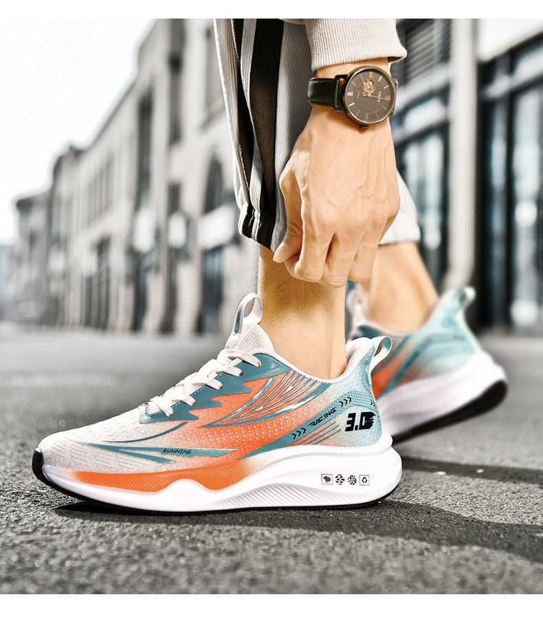 New Summer Lightweight Wear-resistant Men's Running Shoes Carbon Plate Non-slip Sports Shoes Casual Fashion Shoes