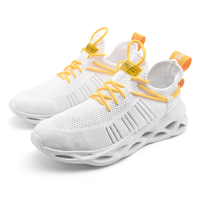 Summer Youth Coconut Shoes for Middle and High School Students, Breathable Mesh Blade Edge, Wear-resistant, Non-slip Sports Running Shoes, Casual Trendy Shoes