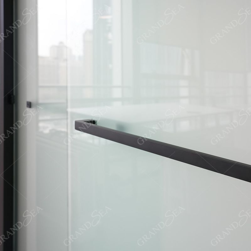 Wholesale Aluminum Stainless Steel Tempered Glass Bathroom Sliding Frameless Shower Door