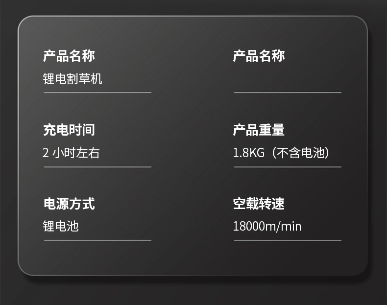 Lithium Battery Lawn Mower Weed Eater Rechargeable Household Grass Trimmer Electric Portable Garden Pruner Cordless