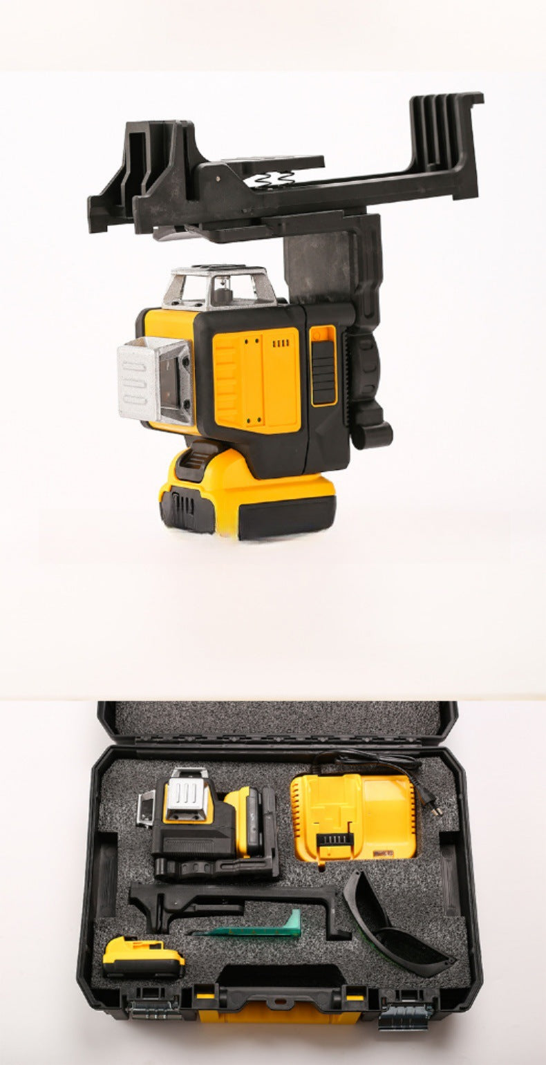 DW High precision green light12Wall Sticker Tool12V Rechargeable infrared all-round line marker DW089