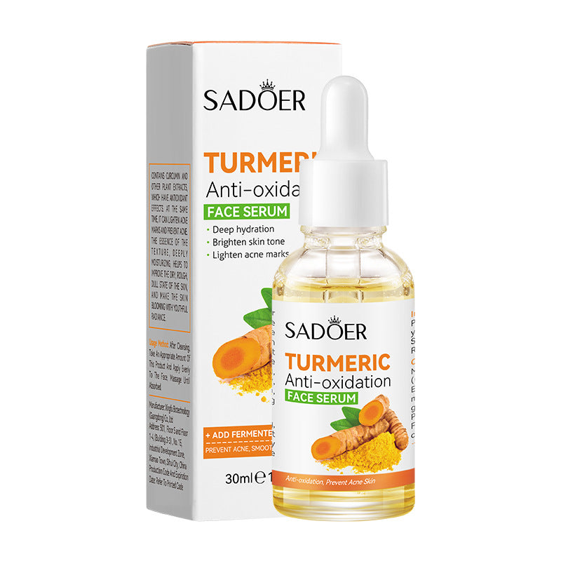 Full English Turmeric Essence SADOER Antioxidant Moisturizing Essence30ml  Foreign Trade Manufacturer Wholesale