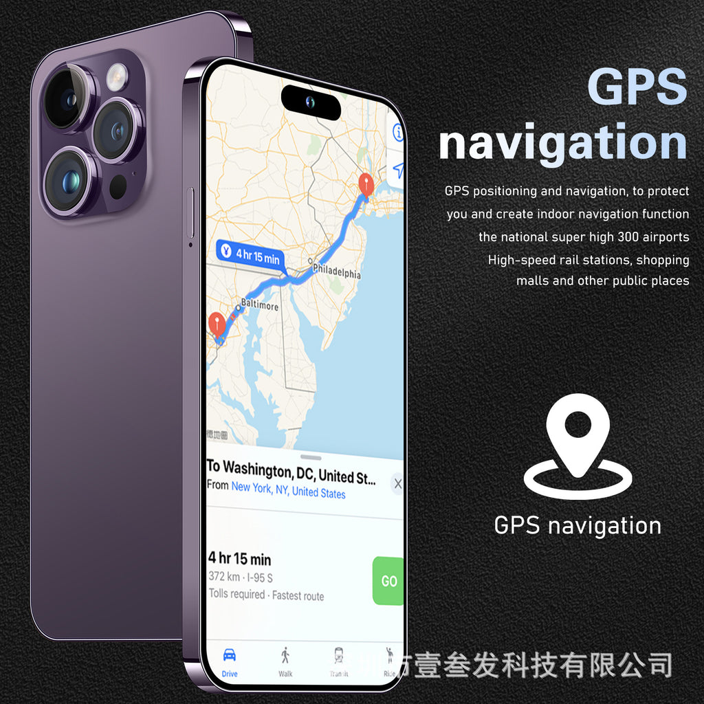 I15 ProMax Lingdong Island4+64G 6.5Inch Large Screen True4G Octa-Core Smart New Phone