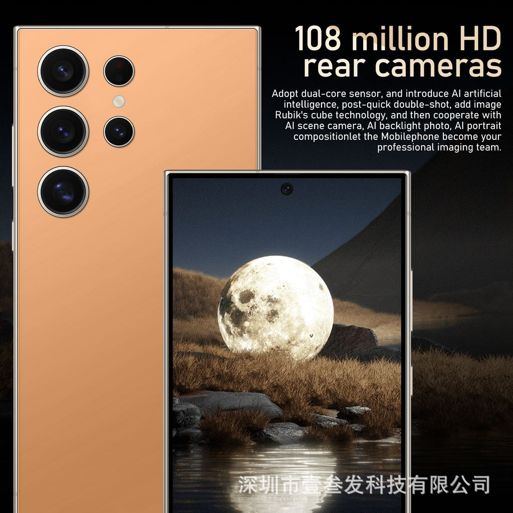 S24 Ultra Popular4+64G 6.8Inch Full HD Screen5G All-in-One New Smartphone