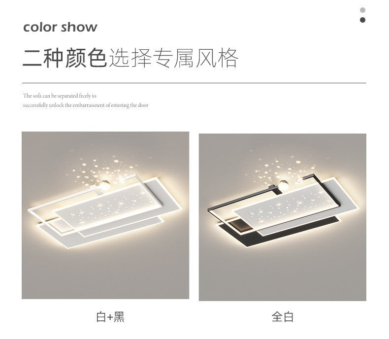 Modern minimalist living room led Ceiling Lamp2024New style main hall lamp wrought iron bedroom lamp high-end dining room lamp