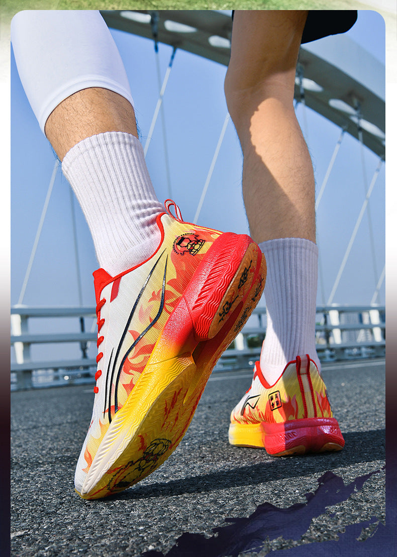 2025Autumn New Parent-Child Nezha Ao Bing Fashion Casual Sports Shoes Popcorn Carbon Plate Lightweight Comfortable Running Shoes