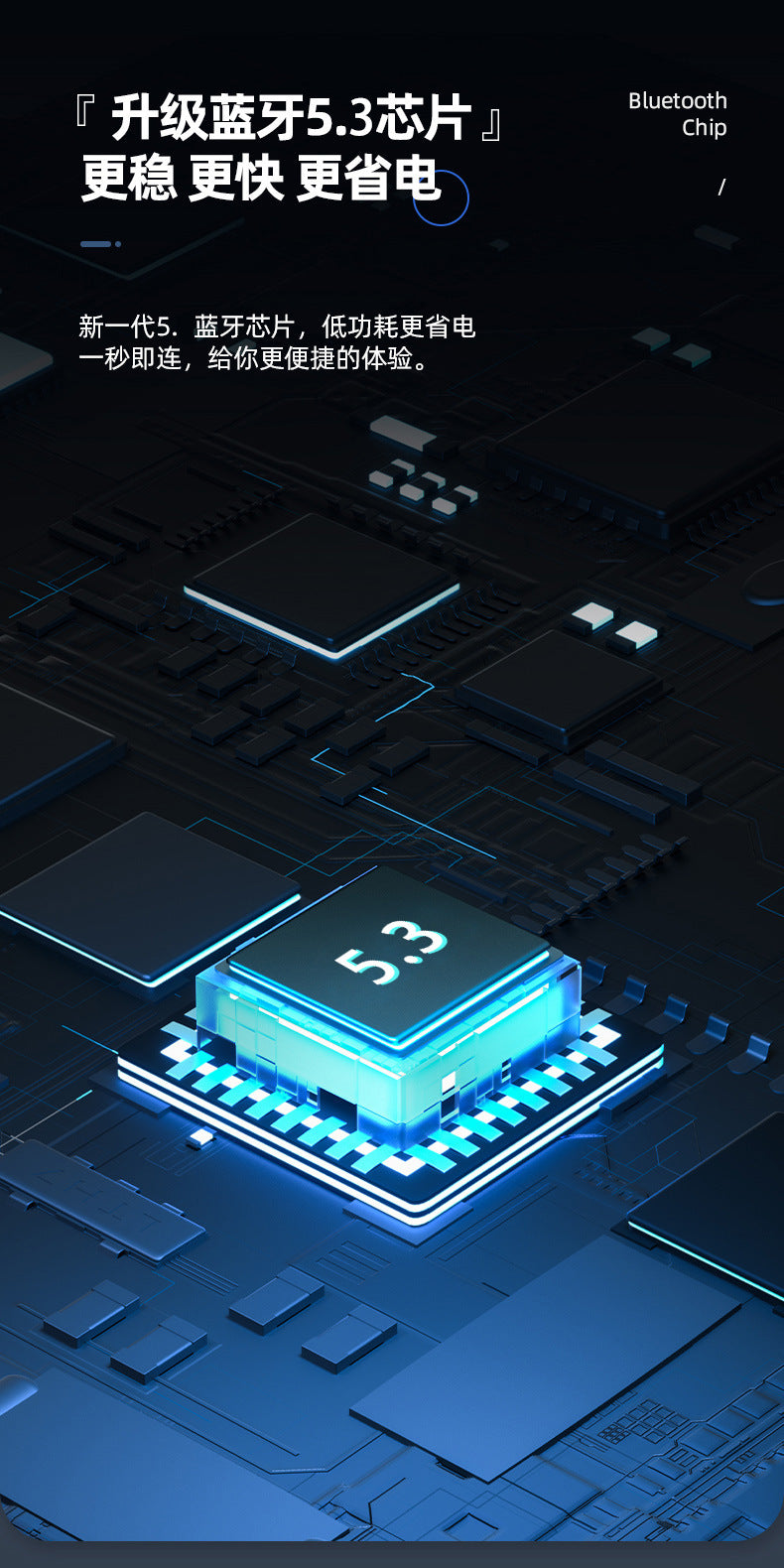 Factory Direct Touch-Control Ear-Hook Headphones Long Battery Life High-Quality Sound Wireless Bluetooth Headphones Support Customization