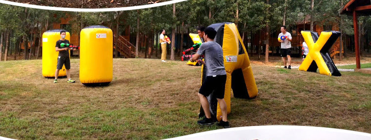 Inflatable Entertainment Sports Real Person cs Camouflage Wall Field Trench Wall PUBG Game Fortress Obstacle Inflatable Manufacturer