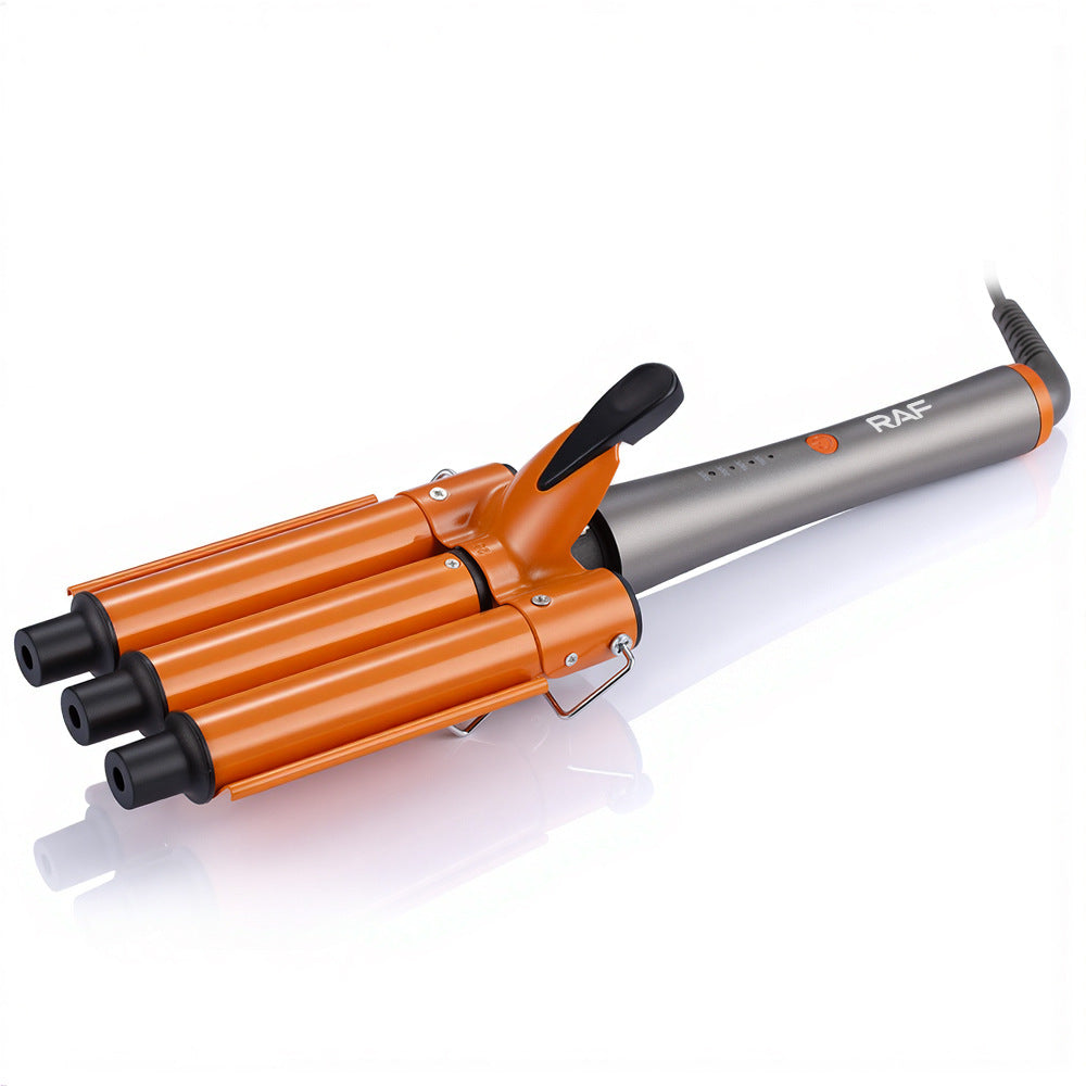 RAF European Standard Hair Styling Comb Non-Damaging Hair Straightening and Curling Dual-Use Electric Curling Iron Hair Straightener for Home Use R0425