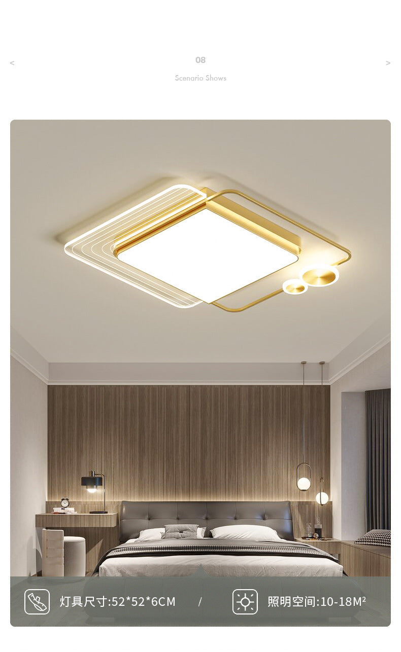 Bedroom lamp warm and romantic creative lighting fixture LED Living Room Home Ceiling Light Fixture Simple Modern Round Room Lamp