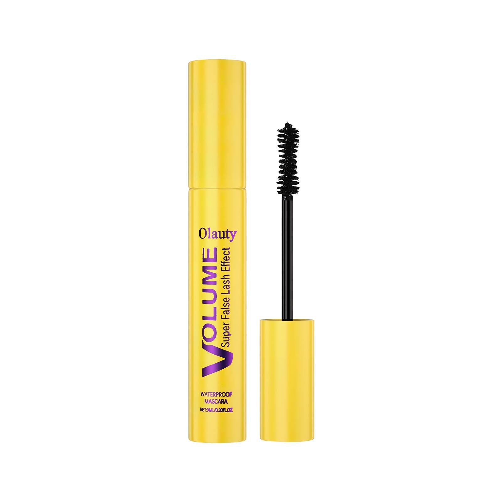 tkOlauty False Eyelashes Waterproof Mascara9ml Long-lasting non-smudge fiber volumizing curling mascara