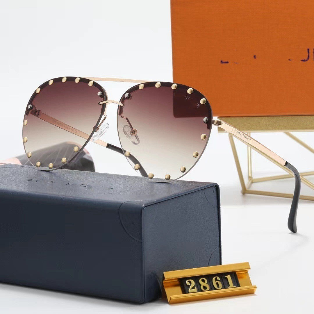 Donkey House Big logo Ultra-light Glasses Frame Large Frame Internet Celebrity Same Style Retro Fashion Sunglasses Frame for Men and Women