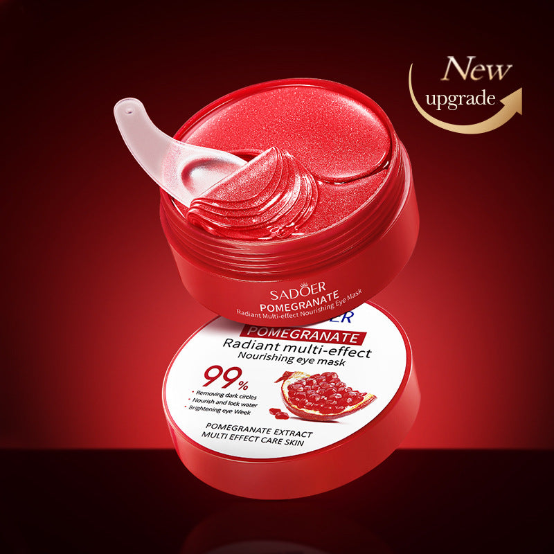 Red Pomegranate Eye Mask SADOER Moisturize the eye area, improve dark circles and wrinkles,  foreign trade wholesale