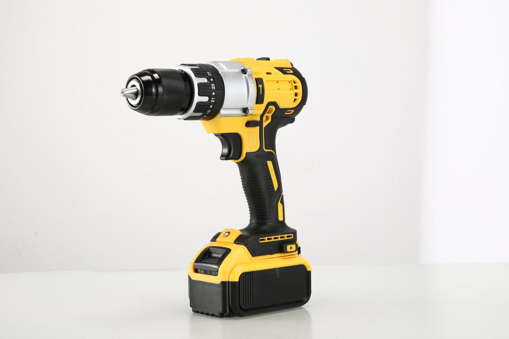 Multifunctional lithium battery tool two-piece set21V Brushless Angle Grinder Rechargeable Electric Impact Hand Drill