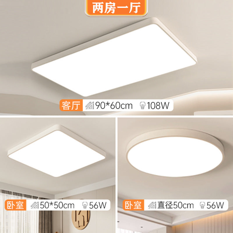 Modern simple personality square living room lamp Nordic Creative Home Use led Bedroom Ceiling Light Zhongshan Lighting Fixtures