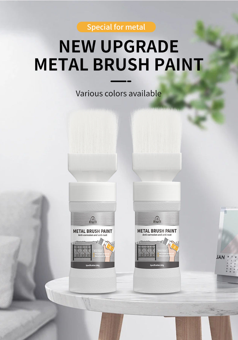 New Product Paint Manufacturer Comes With Brush Water Iron Art Iron Gate Railing Renovation Anti-rust Paint Metallic Paint Renovation Tool