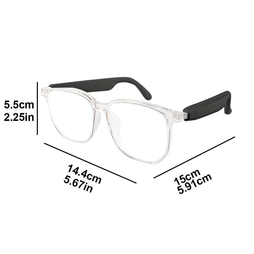 Smart Glasses Bluetooth Glasses Sunglasses Polarized Anti-UV Anti-Blue Light Listening to Music and Talking