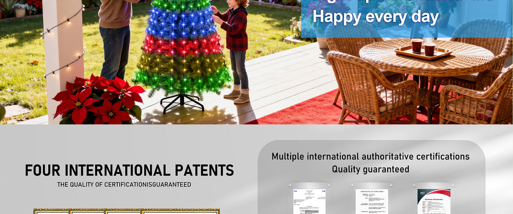 Christmas Tree Lights Christmas Garden Decoration Lights Colorful Lights String Lights Waterfall Tree Hanging Lights Christmas Bestsellers