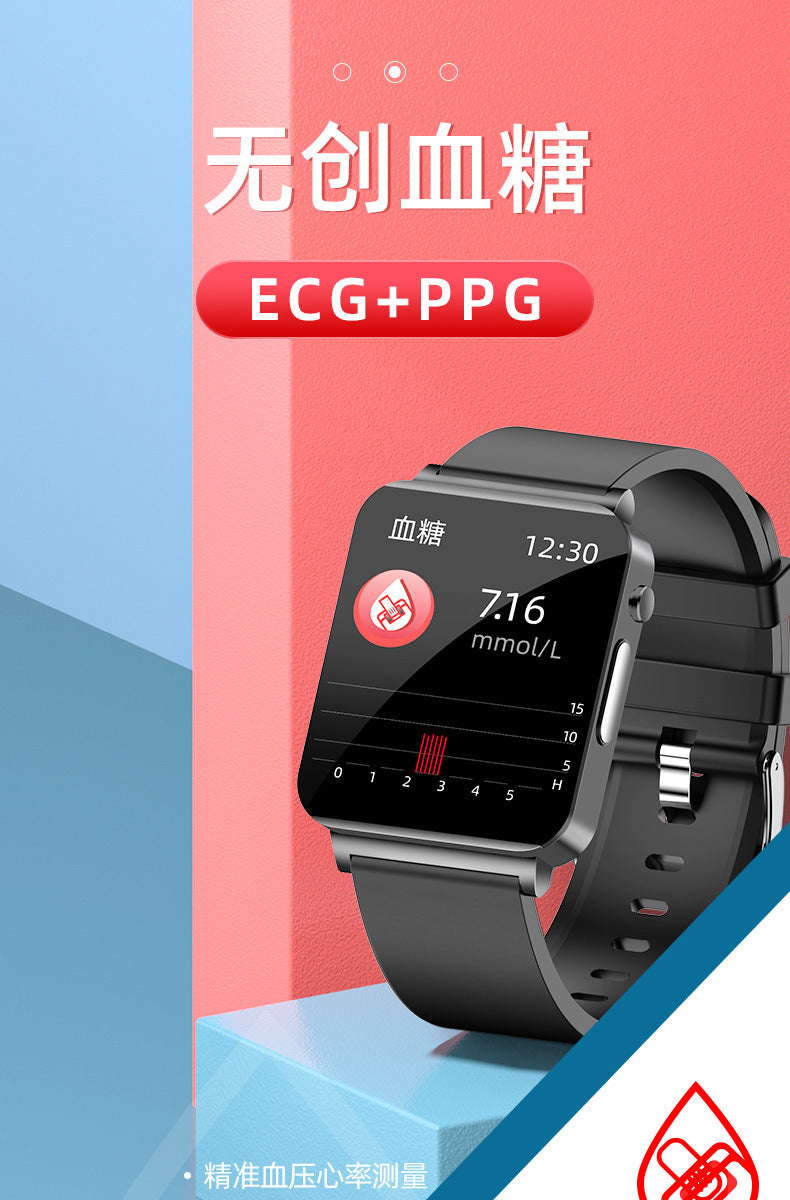 KS03Smart Watch Non-invasive Blood Glucose ECG ECG blood pressure blood oxygen temperature monitoring smartwatch manufacturer