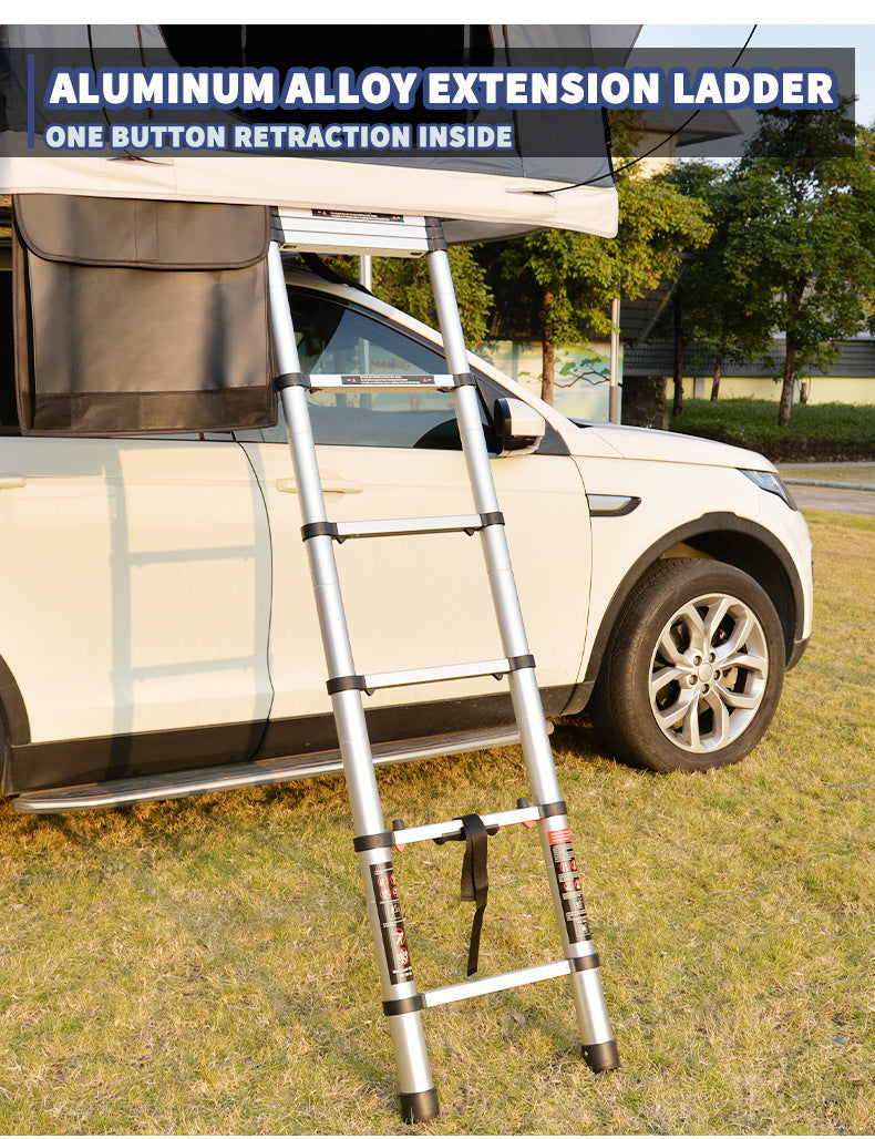 Self-Driving Tour Car Tent Outdoor Camping Black Mountaineering Windproof Waterproof Portable Inflatable Rooftop Off-Road