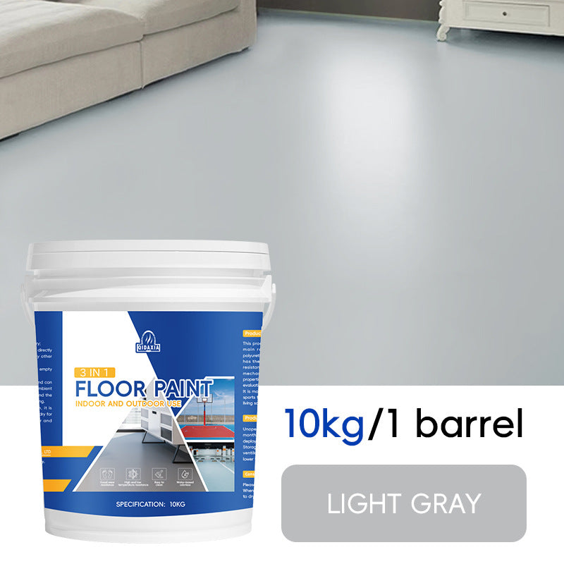 Home Floor Paint Three-in-One Epoxy Floor Paint Cement Floor Water-Based High Solid Wear-Resistant Resin Southeast Asia Environmental Protection