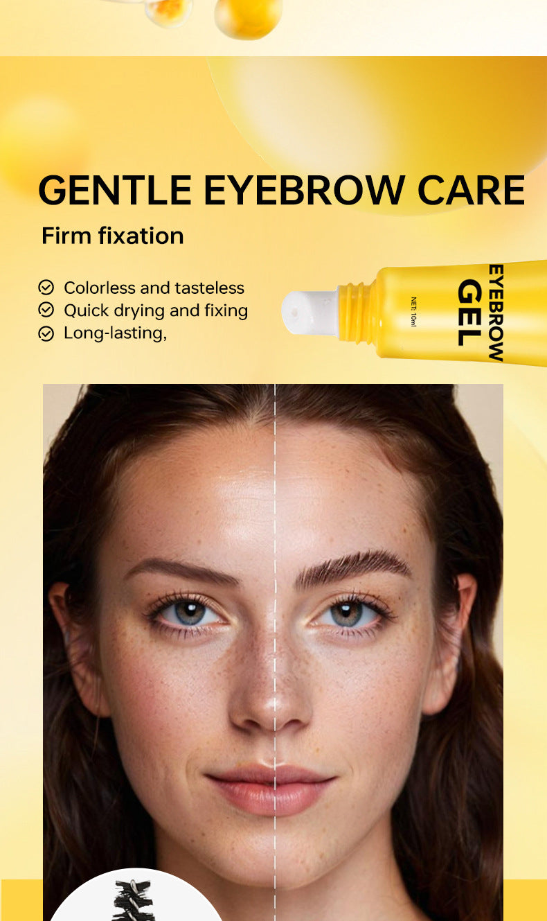 Styling Eyebrow Gel Eyebrow Styling Cream with Brush Strong Styling Eyebrow Cream Gel Eyebrow Wax