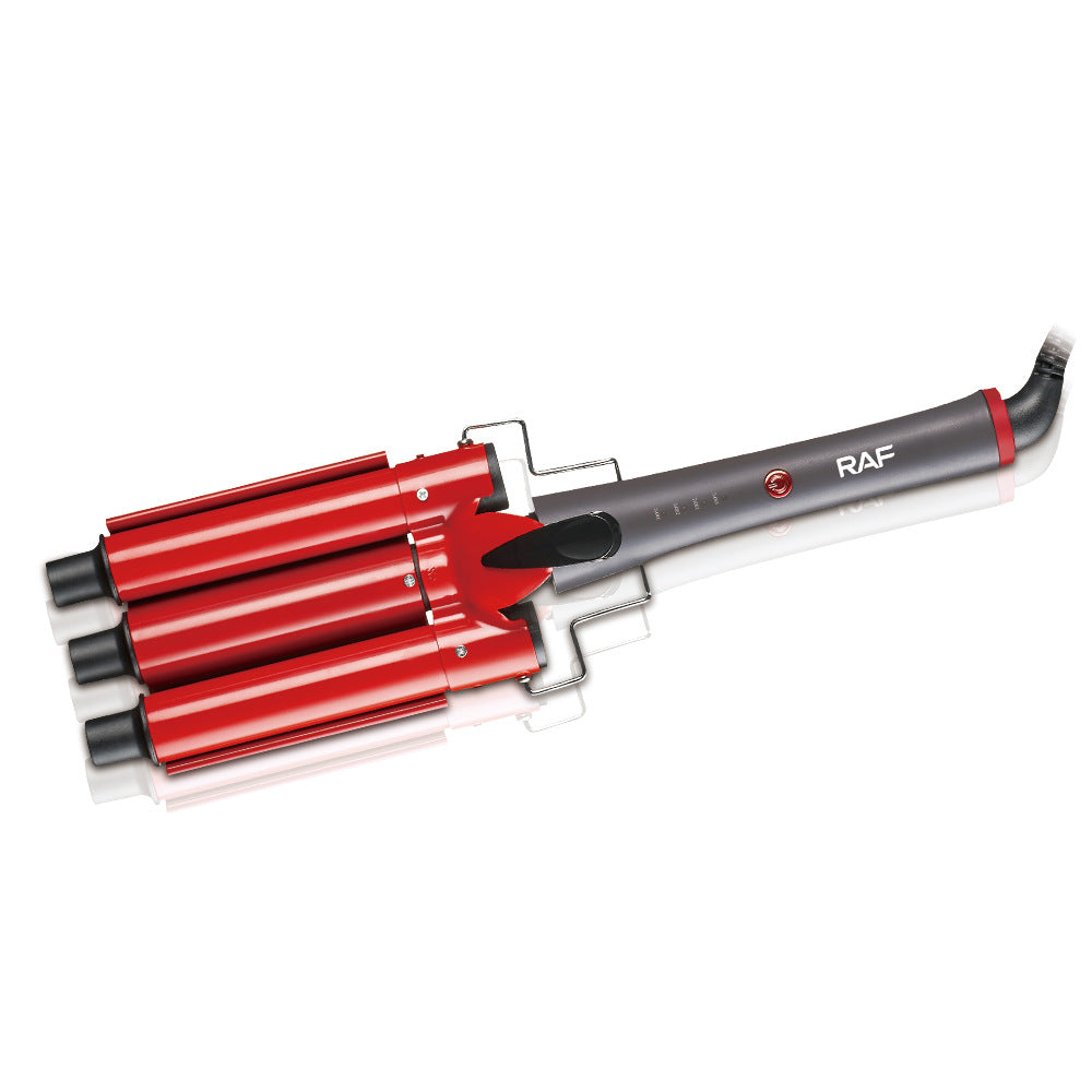 RAF European Standard Hair Styling Comb Non-Damaging Hair Straightening and Curling Dual-Use Electric Curling Iron Hair Straightener for Home Use R0425